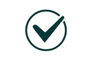 je veux un logo de validation epuré et professionnelle